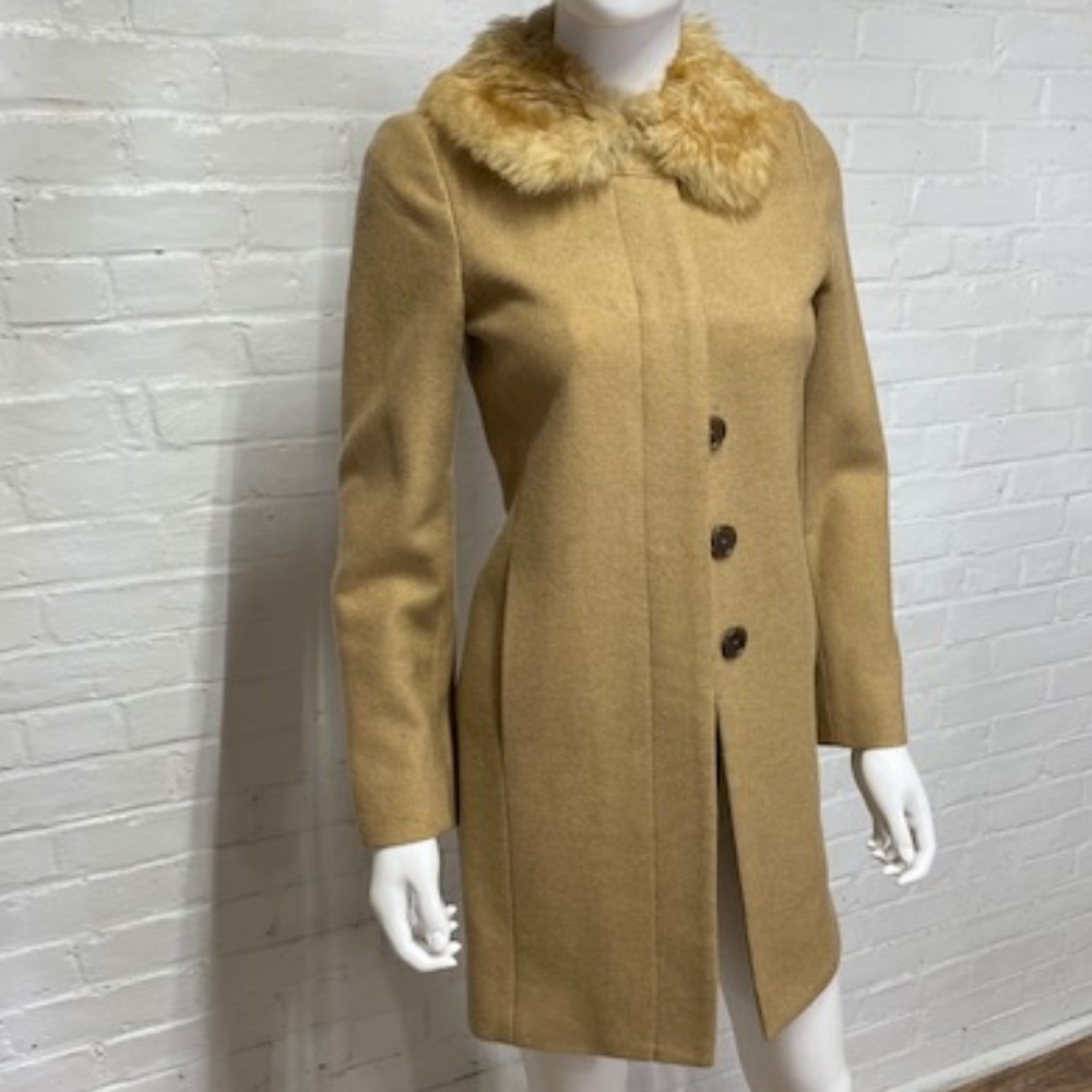 Banana Republic Tan Fur Coat - Size XS